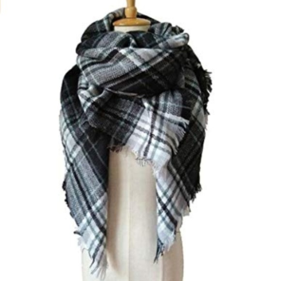 C.C. Boutique Accessories - LAST 1! Oversized Plaid Tartan Blanket Scarf Wrap